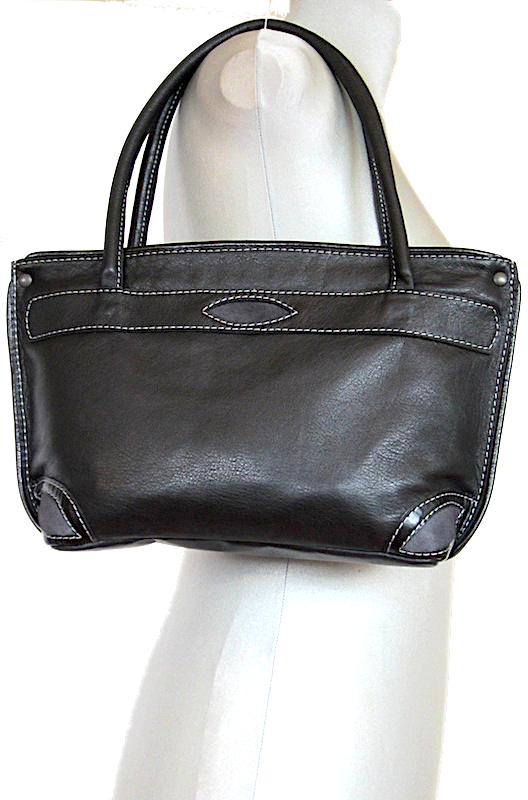 Mignon Noir Coins Gris