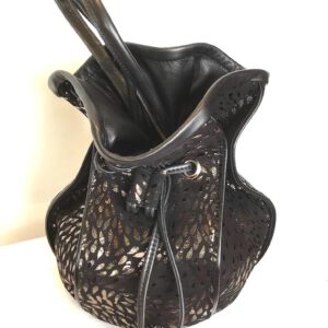 Sac Boule Noir motifs Argentés