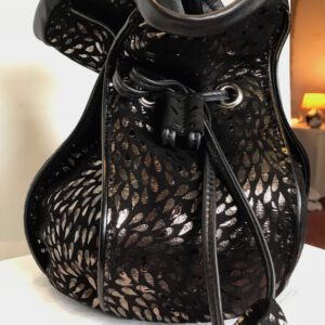 Sac Boule Noir motifs Argentés