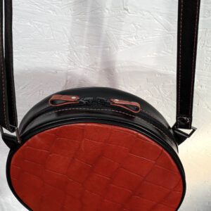 Sac Rond Rouge & Noir