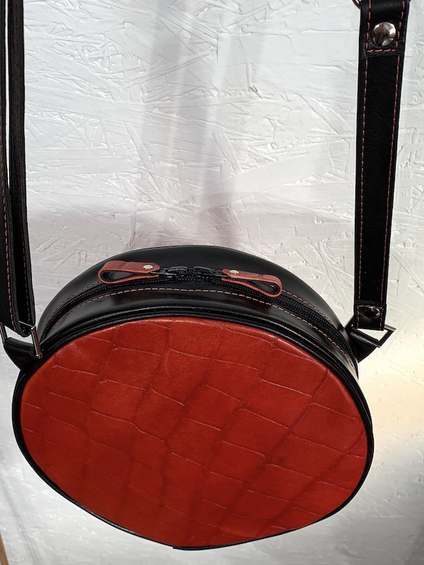 Sac Rond Rouge & Noir