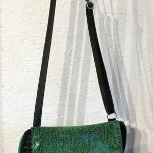 La Besace d'Ivy, Motif Verts sur fond Noir