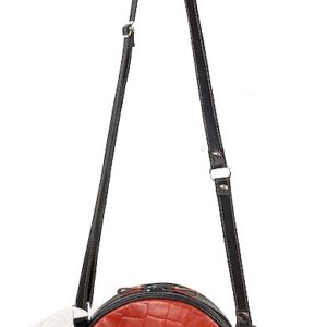 Sac Rond Rouge & Noir