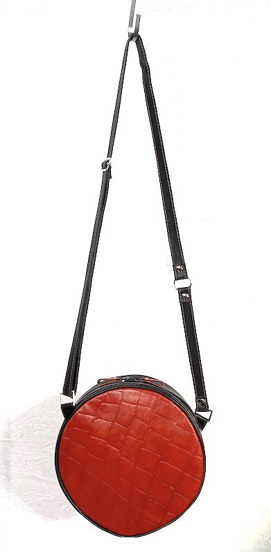 Sac Rond Rouge & Noir