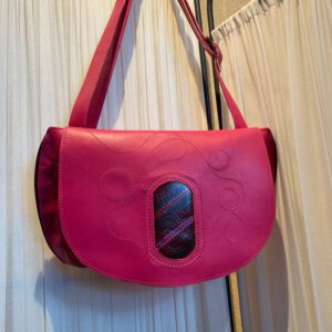 La Besace d'Ivy Rose Vif pointilliste