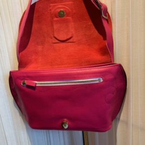 La Besace d'Ivy Rose Vif pointilliste