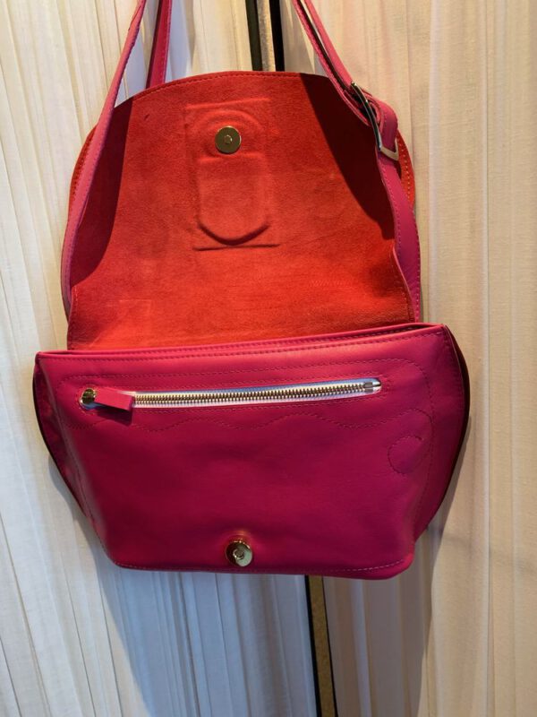 La Besace d'Ivy Rose Vif pointilliste