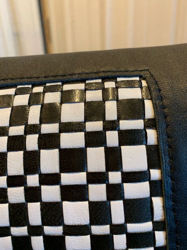 La Besace d'Ivy Noir Rabat en Damier