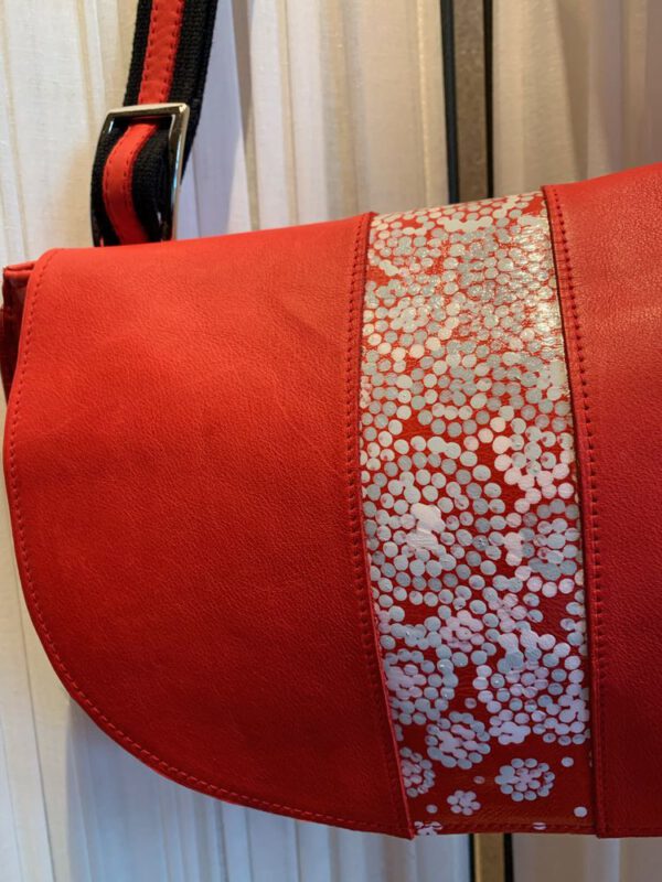 La Besace d'Ivy Rouge pointilliste