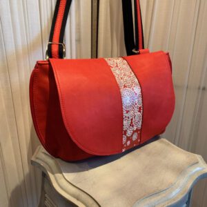 La Besace d'Ivy Rouge pointilliste