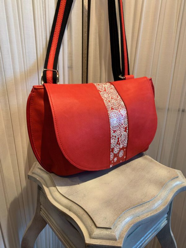 La Besace d'Ivy Rouge pointilliste