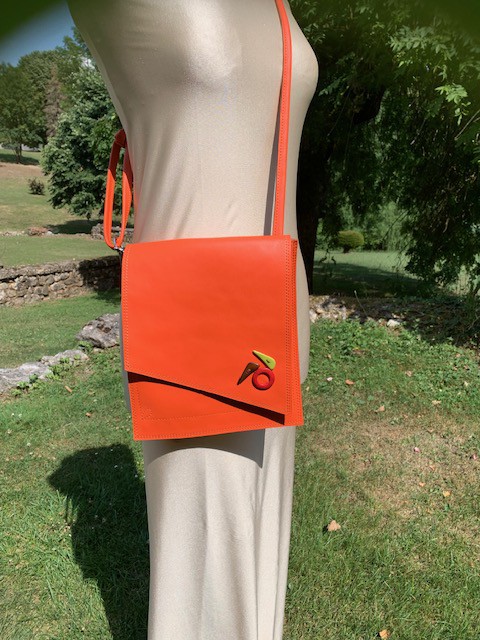 Pochette Plate Orange