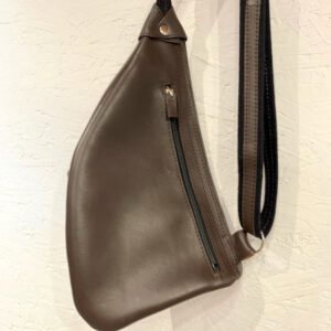 Sacoche Homme Marron Foncé