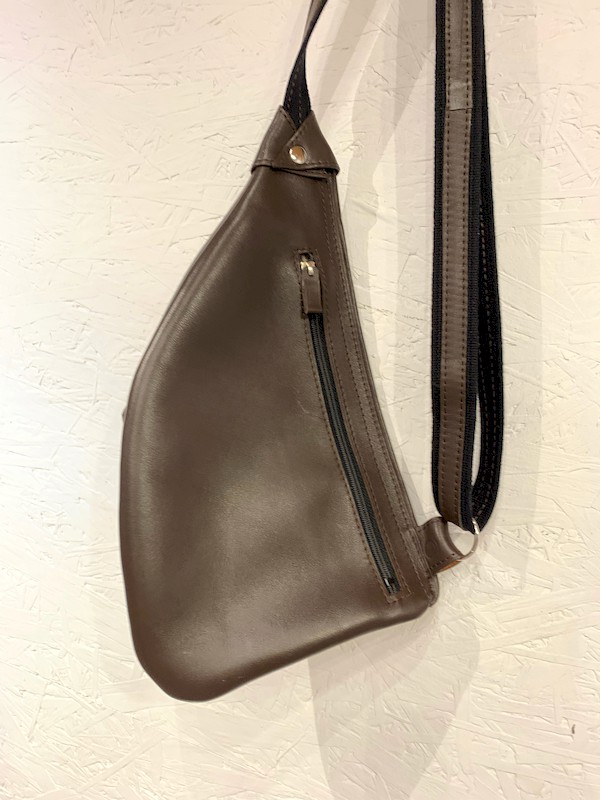 Sacoche Homme Marron Foncé