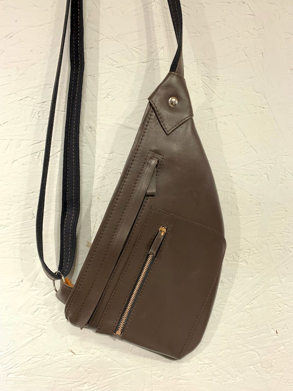 Sacoche Homme Marron Foncé