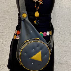 Sac P&P's Gris, Triangle Jaune