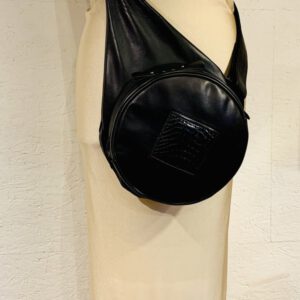 Sac P&P's Noir, motif Croco