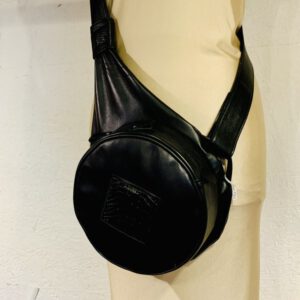 Sac P&P's Noir, motif Croco