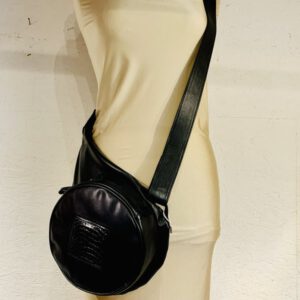 Sac P&P's Noir, motif Croco