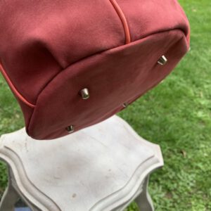 Sac Boule Vieux Rose, Nubuk