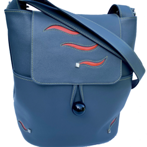 Sac à dos Gris décor Orange – Image 2