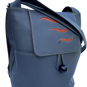 Sac à dos Gris décor Orange